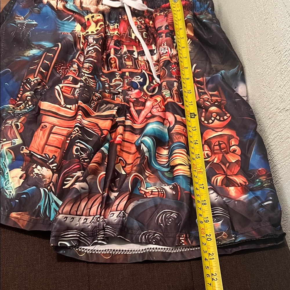 # 018+ Men's Graphic Under Sea Swim Shorts - Picture 4 of 9